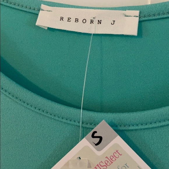 Cute teal dress. Size small.  Reborn J brand - Picture 2 of 2